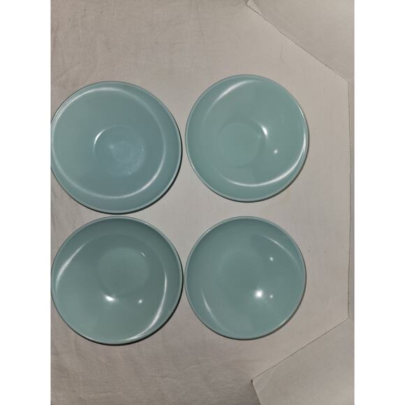 Sun-Valley Melmac Dessert Bowl Aqua Blue Set Of 4 - Picture 3 of 5